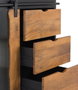 GINER Y COLOMER Aparador de madera de mango y metal negro